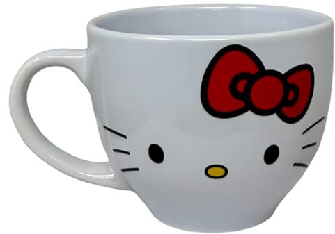 Tazza Larga Jumbo Hello Kitty In Ceramica Confezione Regalo H00492 MC - Marta da Legare