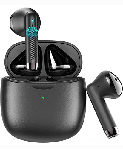 Bluetooth Kopfhörer In Ear, Kabellos Bluetooth 5.3 mit Deep Bass Stereoklang, AAC, Kabellose Kopfhörer Eingebautes Noise Cancelling Mikrofon, Bloototh Kopfhörer 32H Spielzeit, Mini Ladebox, USB-C