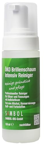 Sambol Öko-Brillenschaum 150 ml Antistatisch ohne Alkohol und ohne Silikon Profi Brillenreiniger (150 ml)