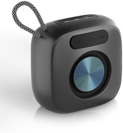 RUOVXWU Portable Bluetooth Speaker,Wireless Speaker,Outdoor Wireless with Enhanced Bass Bluetooth Speaker, Noise-Cancelling Microphone, Ideal for Home, Outdoors, Hiking,Travel, Party, BBQ