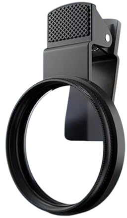 YAOGUI Lente polarizadora circular de alta resolución para fotografía móvil, mejora la saturación colorida para teléfono, filtro de lente ABS con clip