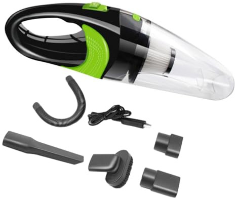 DECOMELODY Aspiradora de Mano Mini USB Recargable para Coche y Hogar Ligera y Uso Seco y Húmedo Sin Cable Fácil de Operar y Transportar para Suciedad y Líquidos Derramados