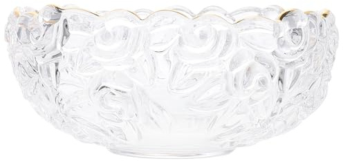 OSALADI Bol Verre Transparent Bol à Glace Raffiné Coupe à Fruits Ustensile De Cuisine