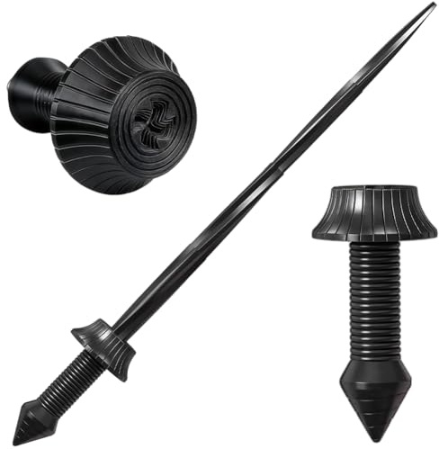 Spada Retrattile, Giocattoli Modello Spada Samurai Retrattile a Gravità Stampata in 3D, Giocattolo Antistress, Giocattolo di Spada Samurai Retrattile, Cosplay, per Bambini e Adulti Regalo (Nero)
