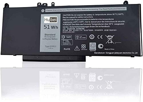 G5M10 8V5GX R9XM9 WYJC2 1KY05 Sostituzione della batteria del laptop per Dell Latitude 14 E5450 Latitude 15 E5550 Latitude 12 E5250 Notebook[7.4V 51Wh]