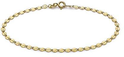 Carissima Gold Damen 9 Karat Gelbgold Diamantschliff Forzatina Kette