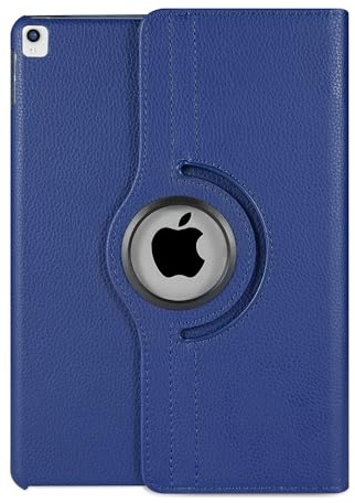 Leather Rotate 360° Stand Case For Apple iPad 10.2 9th Gen 2021 8th Gen 2020 & 7th Generation 2019 (BLUE)