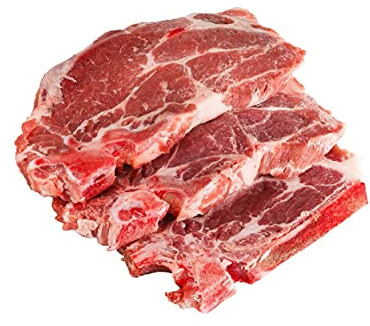 Côtes De Porc Dans L'Échine Par 6 - Lot de 1,2 kg - Origine France