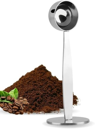 Yumili Cuillère Doseuse À Café En Acier Inoxydable,2 En 1 Cuillère À Café Et Clip De Serrage Multi-Usage Pour Mesurer Le Café Le Thé Ustensile De Cuisine Sturdy Et Élégant Pour Les Amateurs De Café