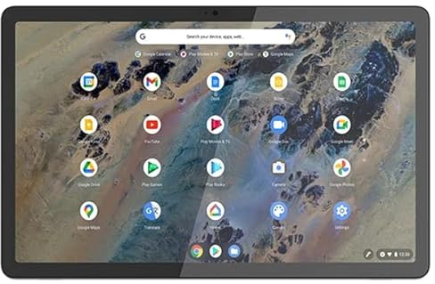 Lenovo Chromebook Duet 3 Snapdragon® 7c Gen 2 Plateforme informatique 8 Go LPDDR4X-2133MHz (soudé) 128 Go eMMC 11 2K (2000 x 1200), IPS, Glare, Touch, 70,8 % NTSC, 400 nits, 60 Hz 82T6001HUS