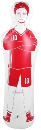 VBESTLIFE Mannequin D'Entraînement de Football, 40 X 160 Cm Mannequin de Football Gonflable Mur de Défenseur de Coup Franc de Gardien de But pour L'entraînement de Défens