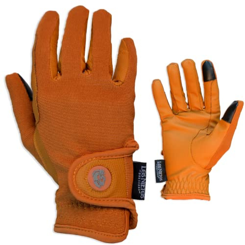 Guantes de equitación Confort Los Nietos Dressage | Talla L | Color Camel | Equipamiento para el caballo | Producto de Guarnicionería | Tradición artesana | Los Nietos