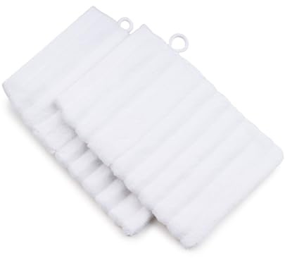2erSet Frottier Mailand,CO/CV (Bamboo),70%/30%,Waschhandschuh,17x24,weiß