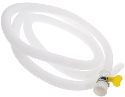 KICHOUSE Condensate Water Draining Adapters Air Conditioner Drain Hose Fitting Flexible Drainage Pipe for Outdoor Units
