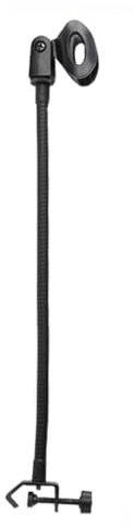 JEWEDECO C-typ-mikrofonclip Mikrofonhalter Schwanenhals Ständer Für Radio Podcast Gesang Abnehmbares Design Für Aufbewahrung Und Transport Verstellbar