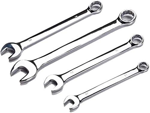 Juego de Llaves inglesas, 14 Piezas, Llave de trinquete con Mango de Cabeza Fija, Juegos de Llaves combinadas, Herramientas manuales, Herramientas de Llave de Correa de trinquete