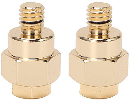 Car Audio Battery Terminal, Side Post Battery Terminal Battery Post Terminals Brass with 2Pcs for Battery