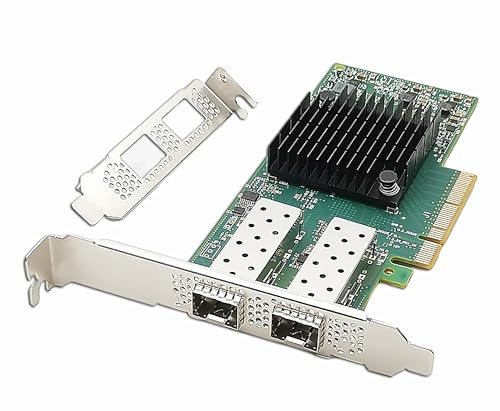 10/25GbE PCIE x8/x16 Ethernet Adapter Dual SFP28 Port with Mellanox ConnectX4 Lx MCX4121A-ACAT Chipset, 25gigabit Network Server Card Support Windows/Linux/VMare/OFED