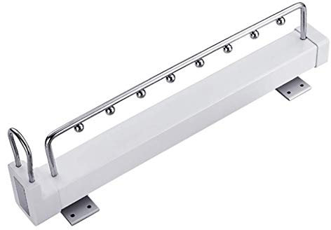 erkebspm Ausziehbare Kleiderstange für den Schrank, ausziehbare Kleiderbügelstange, Organizer-Rack für Kleiderschrank-Länge 14 Zoll/18 Zoll (Größe: 45,6 cm/18 Zoll)