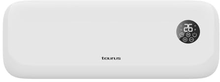 Taurus – Termoventilatore da Parete RCMB 22 | 2000 W | 3 modalità | 2 livelli di temperatura | Display digitale | Telecomando | Protezione da surriscaldamento | Timer 9h | Per ambienti fino a 20 m²
