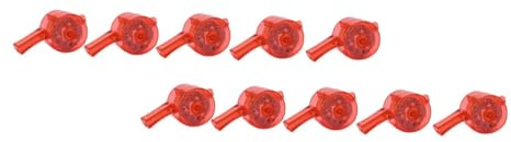BESPORTBLE 12 piezas Silbatos Luminosos de Plástico para Ambiente de Fiesta y Carnaval Colores Aleatorios Accesorios para Bar y Despedida de Soltera Color Aleatorio Color Aleatorio