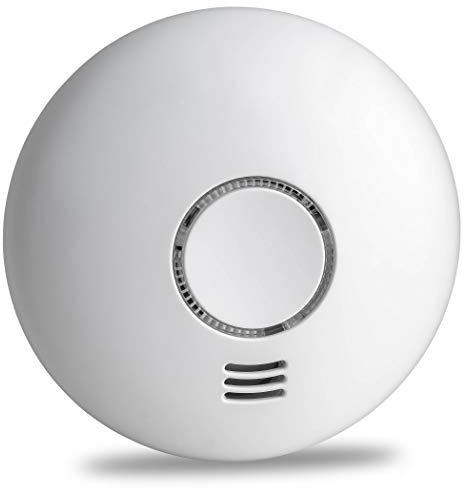 SEBSON Détecteur de Fumée Radio avec Détecteur de Chaleur, photoélectrique, Certifié DIN en 14604, Detecteur Fumee GS558 interconnectable