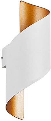 KRIPINC Wasserdichte IP65 LED Up and Down Leuchten Innen Aussen Verwendbar | 10W Aluminium LED Wandleuchte Innen & Wandleuchte Aussen, für Wohnzimmer Schlafzimmer Balkon Hauswand Terasse Garten, Weiß