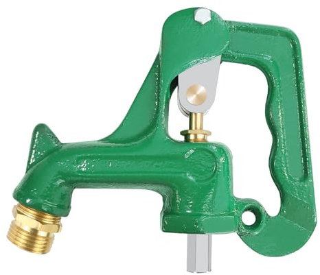 Frostsicherer Hydrantkopf für den Hof, passt sich an 0,95 cm (3/8 Zoll) 16 UNC-Außenmutterstange mit 2,5 cm NPT-Außengewinde-Rohr, frostfreier Außenhahn, frostfreier Hydrantkopf für Hofbewässerung