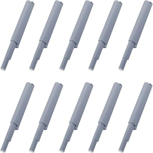 10 PCS Push to Open Door Catches, Soft Close Magnetic Door Latch Kitchen Cupboard Door Push Openers Heavy Duty Touch Release Catch Latch for Closet Wardrobe Closure