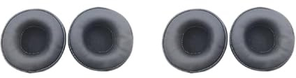 JDIEOQA 2 Pair Soft Leather Ear Pad Earmuffs, Foam Replacement Earbud Sponge Covers 70mm Replacement Earpad Cushion Cover