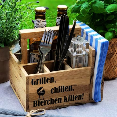 WORKEFIED Grillzubehör Männer Geschenk – Grill Geschenke für Männer