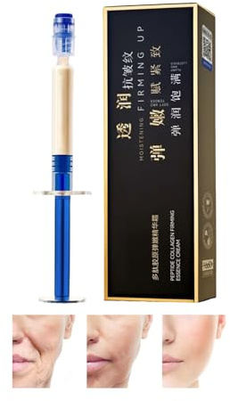 Crema Facial Reafirmante,Lociones Reafirmantes Para Tensar La Piel 5ml - Loción Hidratante Reparadora Para Cuidado Personal Belleza Hidratación Calma Sequedad Grietas Enrojecimiento Día Y Noche