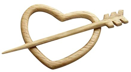 Broches en bois bricolage artisanat motif animal dessin animé châle épingles mignon écharpe coeur