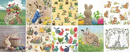 Zita`s Creative Servietten Set mit Decoupage-Kleber - Ostern 1. Decoupage, Serviettentechnik