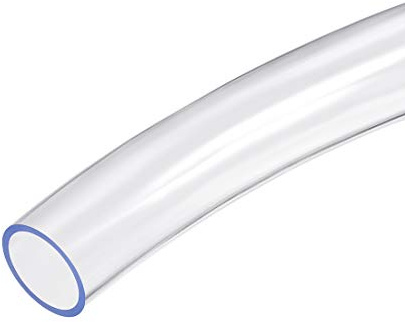 sourcing map Tuyau PVC Vinyle Souple Transparent Clair 25mm ID X30mm OD 2Mètre/6.56ft Tuyau Flexible Plastique