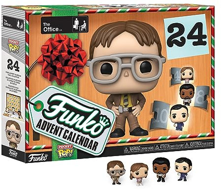 Funko Advent Calendar: The Office - Michael Scott - 24 Días de Sorpresas - Minifigura de Vinilo Coleccionables - Caja Misteriosa - Idea de Regalo - Holiday Xmas para Chicas y Chicos