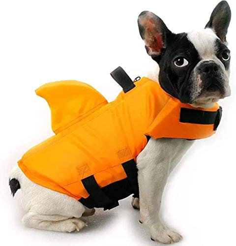 zaizai Cane Che nuota Costume da Bagno squalo Costume da Bagno per Animali Giubbotto salvagente Gilet per Cani Grande Corgi Golden Retriever Labrador