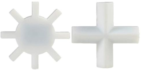 iplusmile 2Pcs Magnetische Rührer Rühren Bars Mixer Stiring Stange Kreuz Typ Rühren Bar Spinbar Rühren Kreuz Magnetische Rührer Und Getriebe Typ