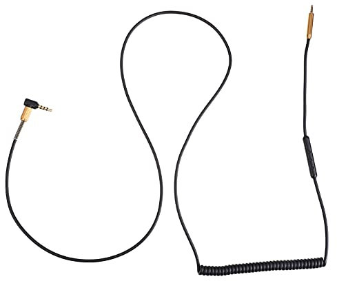 ABOOFAN headphone cable spring wire noise reduction mic headphone audio cable In-line extension wire wired earphones stereo headphones wired 3. 5mm to 2. 5mm cord for headphone 2.5mm cable