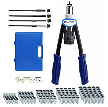 Pinze per rivetti professionali, set di pinze rivetti, pinze per rivetti filettati, pinze per rivetti, pinze per rivetti ciechi, pinze per rivetti a leva M5 M6 M8 M10 M12, con dado 150