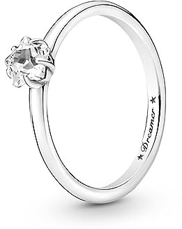 Pandora Moments Ring Stern, Sterlingsilber, mit klarem Cubic Zirkonia, 48