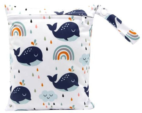 EIHI Borsa bagnata per Pannolini da 1 Confezione, Borsa bagnata Impermeabile e Riutilizzabile, Adatta per Uso Domestico e in Viaggio