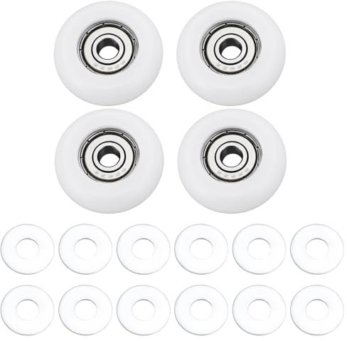 eMagTech 1 Satz gefräste Räder, 626Z, Kugellager, 6 x 32 x 11 mm, Fitnessgeräte, Kugellager mit Abstandshaltern, kompatibel mit Total Gym Rädern/Rollen 2000, 3000, 3000 XL