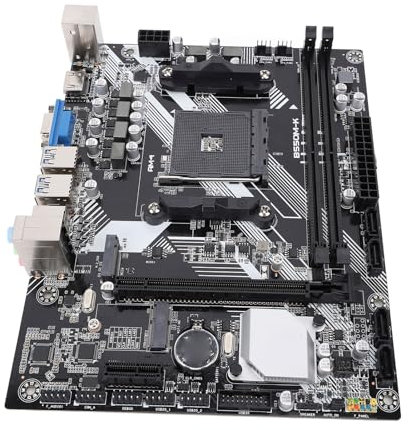 B550M-K Schede Madre da Gioco AM4 CPU Socket DDR4 64 GB NVME M.2 PCIE 3.0 USB 3.0 HD VGA con Avvio TPM 2.0 Secure per Ryzen 1000-5000 Serie