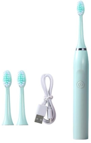 Brosse à dents électrique rechargeable 3 têtes de brosse à dents 2 minutes