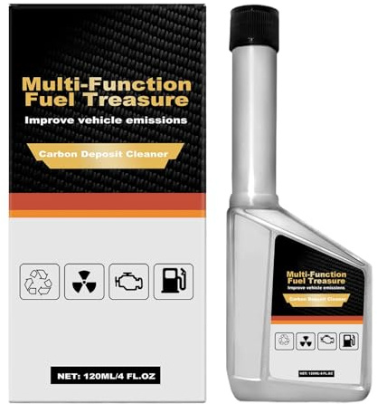 Detergente per catalizzatore, 120 ml, additivo per Benzina per Auto, detergente per Motore, additivo per Gas di Scarico, rimuove i depositi di Carbonio, migliora Le Prestazioni del Motore