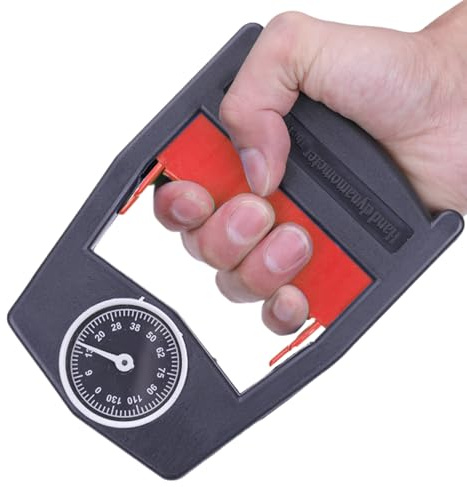Handtagets styrkestester – 10,5 x 15 x 2 cm handtränare, justerbar armtränare, ergonomisk handdesign, hållbart motstånd för verktyg | fingerarmförstärkningstränare, dynamometer, handtag M