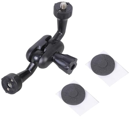 Asta di estensione per montaggio fotocamera da 1/4 di pollice 12 cm in plastica e metallo ampia compatibilità per accessori fotografici Supporto per microfoni Asta di estensione