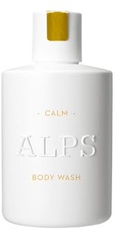 ALPS Calm Body Wash 300ml – Vegan Body Wash Made in Italy in a 50% Recycled Plastic Bottle with Bergamot, Rosemary, Geranium, Cardamom & Amber for a Calming Mood Inspired by the Alps