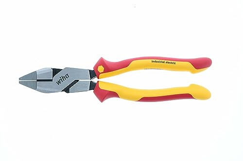 Wiha 32938 Insulated High Leverage 9.5 Ne Lineman's Pliers